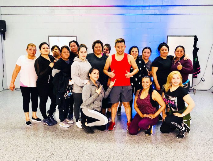 Gary-and-Zumba-class-posing