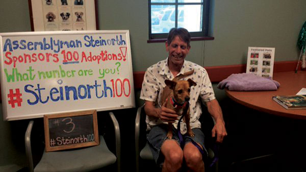 courtesy photo/roleeda statham/twitter Brody was among the many pets who found a forever home during last year’s Steinorth 100 free pet adoption fair. This year’s event runs Aug. 5-7.