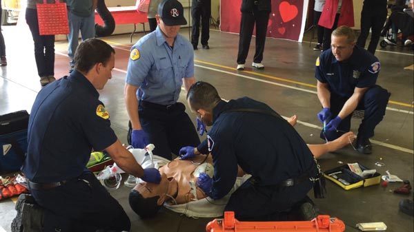 Redlands Fire Department shows how to ‘Act FAST’ during safety program ...