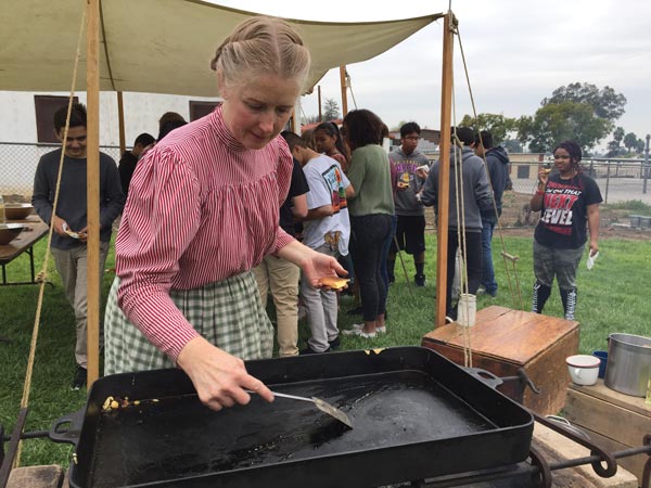 Cope Middle School students go back  in time for Pioneer Days