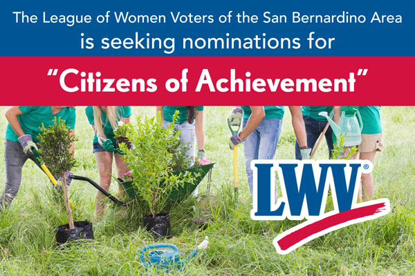 Seeking Nominations for Citizens of Achievement Award