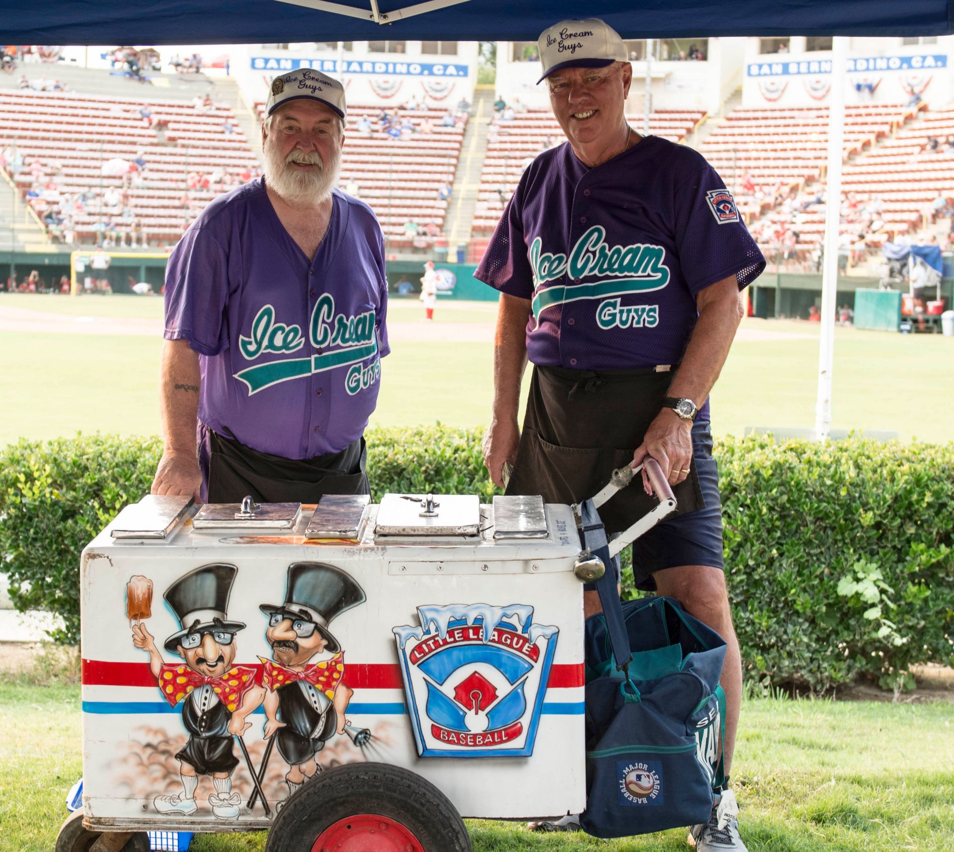 Iconic "Ice Cream Guys" provide entertainment, refreshment during