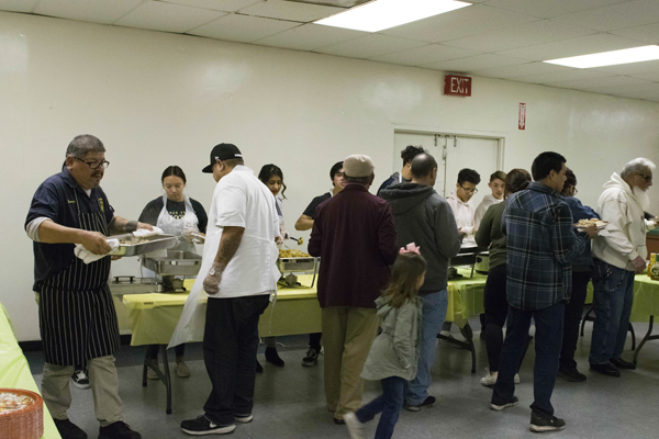 Sons of American Legion Post 155 in Colton serve hundreds Thanksgiving dinner