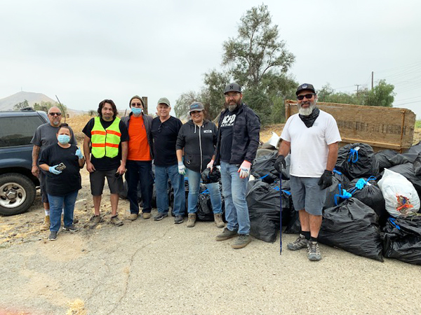 Colton Lions join Dr. G for Community Clean-up