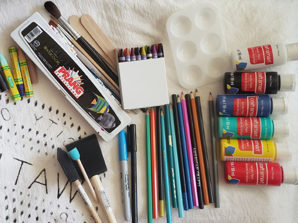 MY TRAVEL ART SUPPLIES 2021 