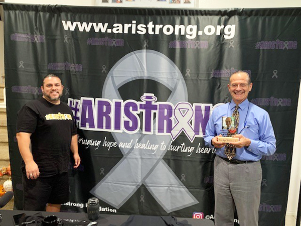 Aristrong Foundation recognizes  Dr. G for community work