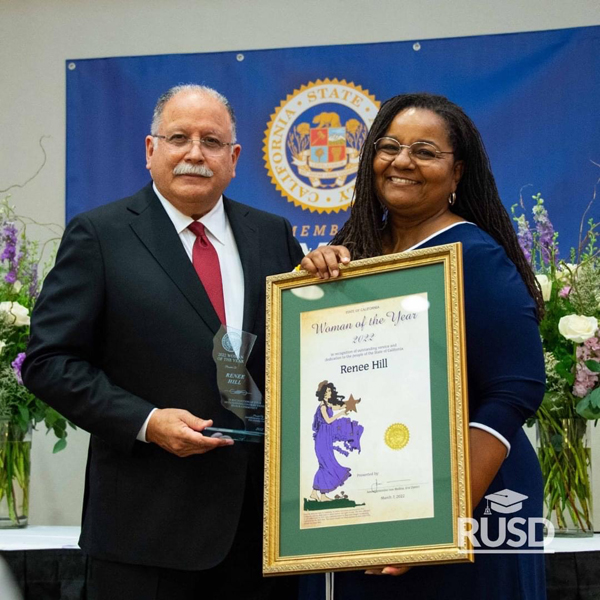 Riverside Unified School District Superintendent Renee Hill named Woman of the Year