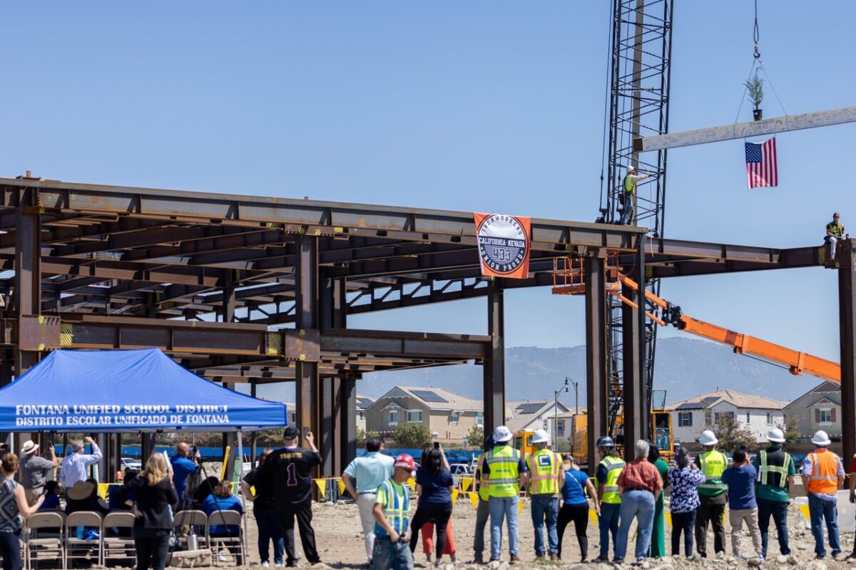 Fontana Unified Celebrates Construction Milestone of New Secondary ...